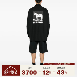 OAMC 25SS 意大利品牌创意印花设计日常高街宽松翻领长袖衬衫衬衣