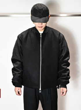 PEACEMAKER 25FW 简约款廓形羊毛飞行员夹克
