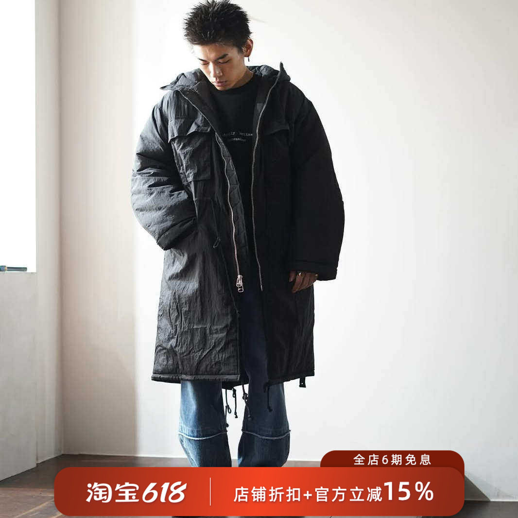 PEACEMAKER OAMC® 军事风时装多口袋填充式 M65 派克大衣
