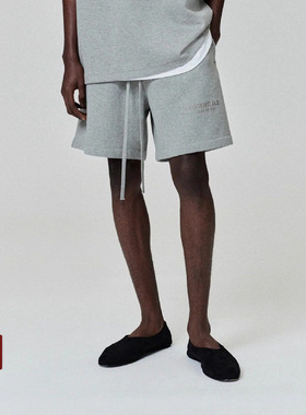 Fear of God Essentials 25SS Drop2 LOGO烫标印花抽绳休闲裤短裤