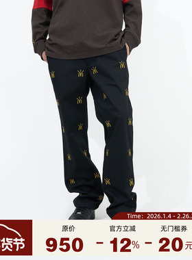 CACTUS JACK TRAVIS SCOTT 联名款男春季满印刺绣工装休闲裤长裤