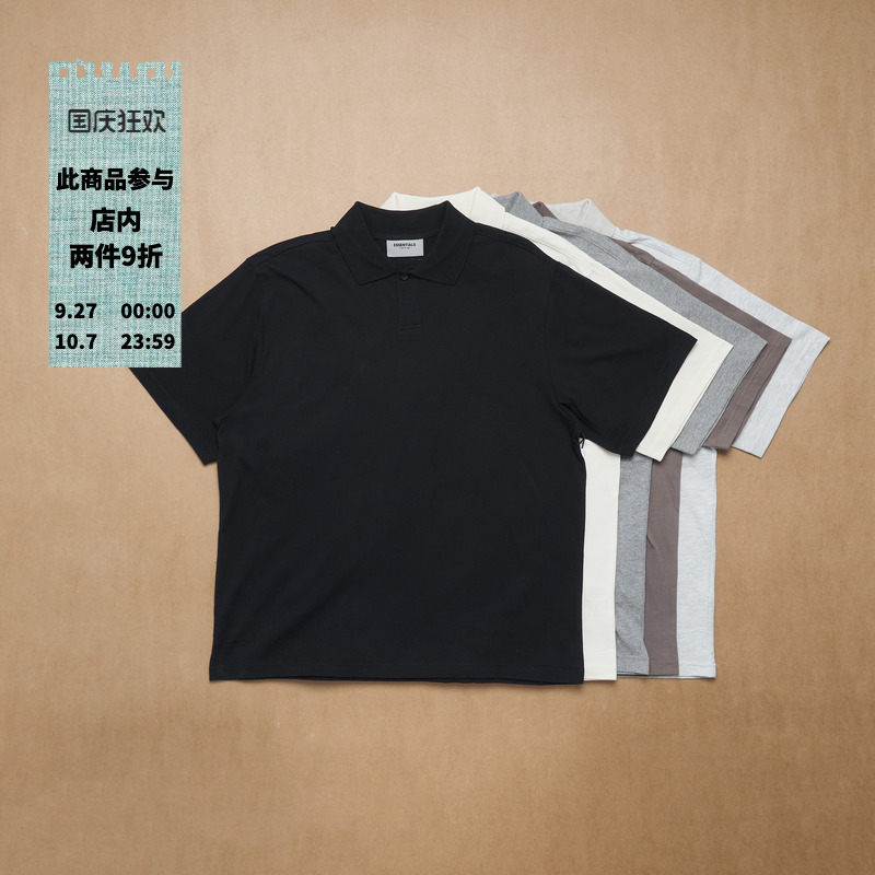 Essentials印花polo衫短袖T恤