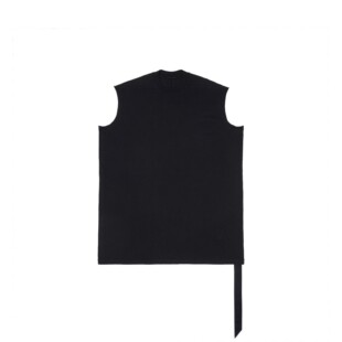 【正品现货】RICK OWENS RO 26SS 极简剪裁圆领无袖纯棉针织T恤