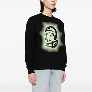 BBC CLUB 菲董泛光宇航员头像印花圆领卫衣 BOYS BILLIONAIRE