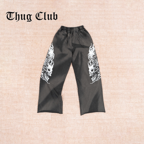 THUGCLUB抽绳直筒卫裤
