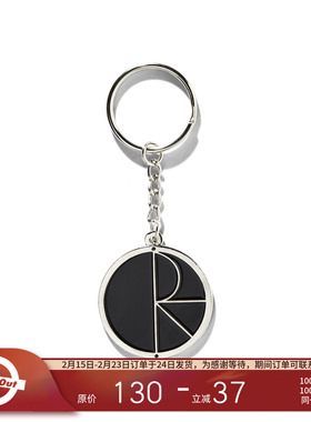 POLAR 25SS 瑞典滑板 经典圆形LOGO小众设计金属钥匙扣