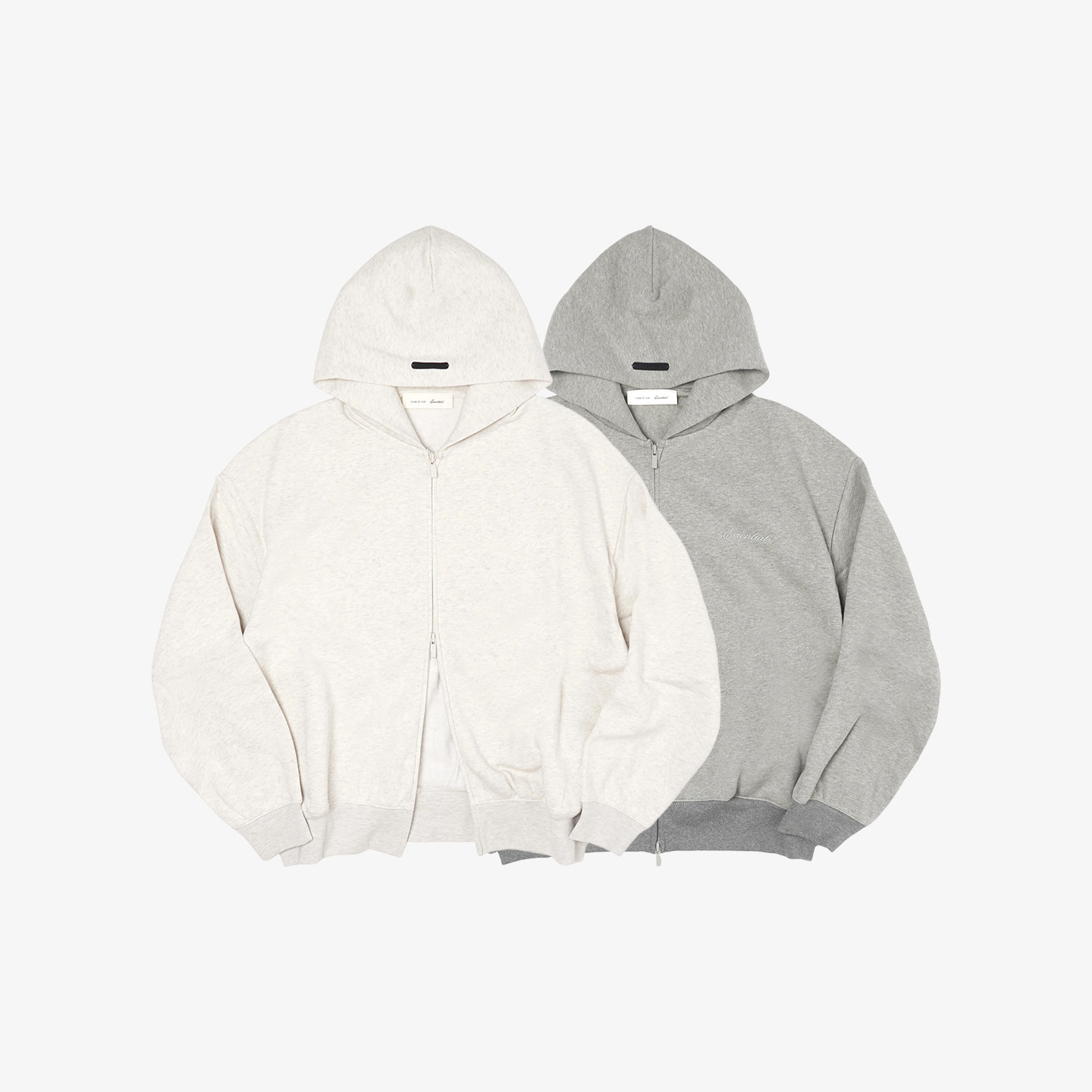 【正品现货】Fear of God Essentials 26SP 刺绣拉链开衫连帽卫衣
