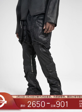 The Revelatory Story 春季立体多层次流行微喇暗黑风休闲裤长裤