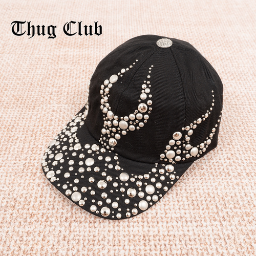 THUGCLUB铆钉纯棉棒球帽