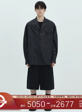 Juun.J 25FW 秋季男士百搭纯色简约宽松日常休闲翻领长袖衬衫衬衣