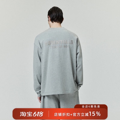 Essentials25春夏印花长袖T恤