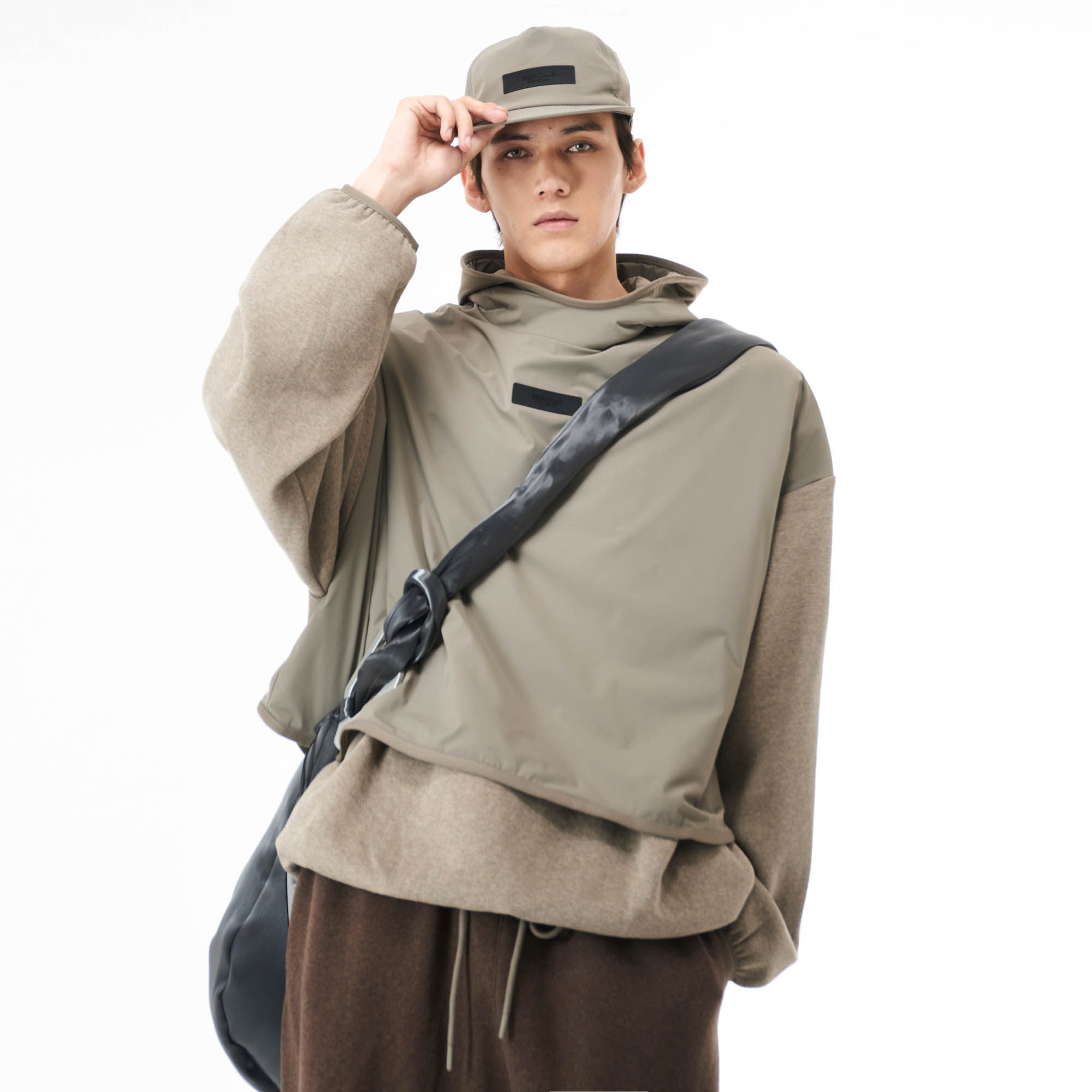 Fear Of God Essentials 24新品 SUMMER夏季系列 拼接连帽卫衣,男装,卫衣,淘宝优惠券,粉丝福利购,淘宝优惠卷