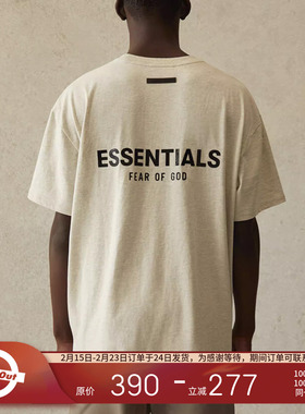 Fear of God Essentials logo印花短袖T恤高街纯棉半袖男女同款