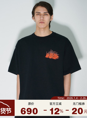 CACTUS JACK x KAWS TRAVIS SCOTT 美国UTOPI专辑联名款短袖T恤