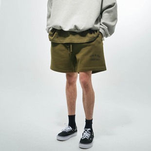 Essentials God FALL24 大学系列主线同款 子 Fear LOGO足球短裤