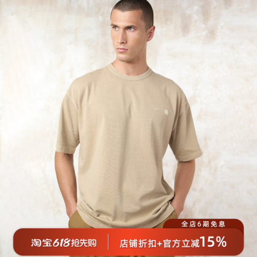 TenC25SS刺绣设计圆领短袖T恤