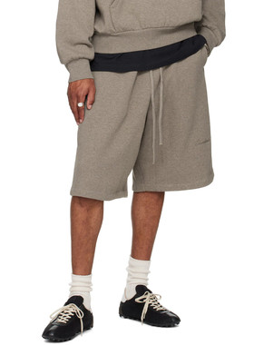 Fear of God Essentials 26SS 小LOGO刺绣侧滚条休闲裤短裤
