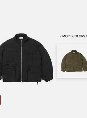 PEACEMAKER 25FW 军事风时装多口袋填充式M65风衣夹克外套