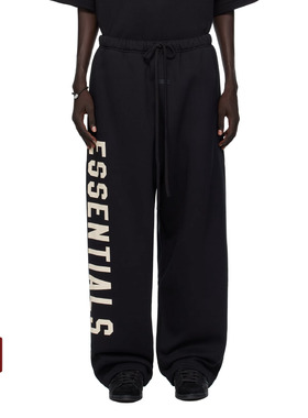 Fear of God Essentials 25SS Drop2 撞色LOGO印花阔腿休闲裤长裤