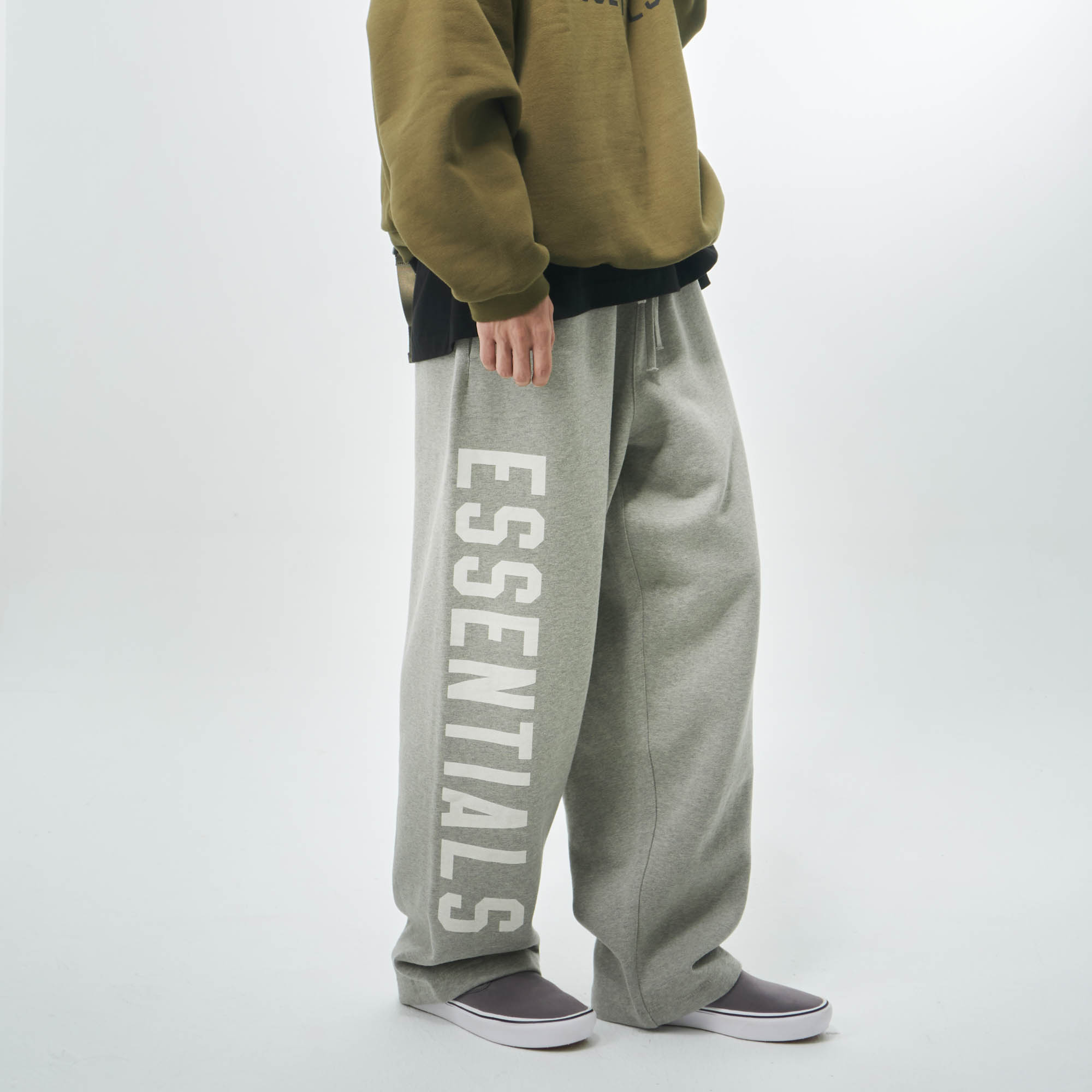 Essentials宽松直筒长裤
