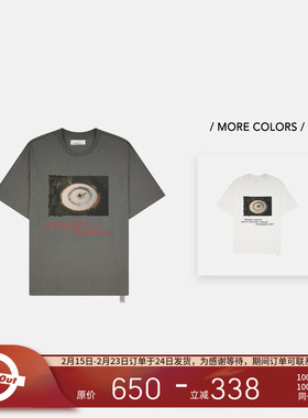 PEACEMAKER OAMC® 25秋冬 军事风时装宽松大地艺术03印花短袖T恤