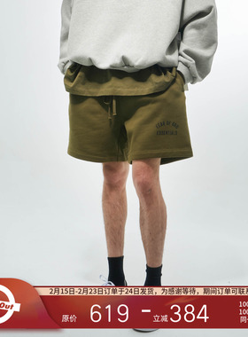 Fear Of God Essentials FALL24 大学系列主线同款LOGO足球短裤子