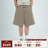 LOGO刺绣侧滚条设计感休闲裤 God Fear Essentials 25春夏 短裤