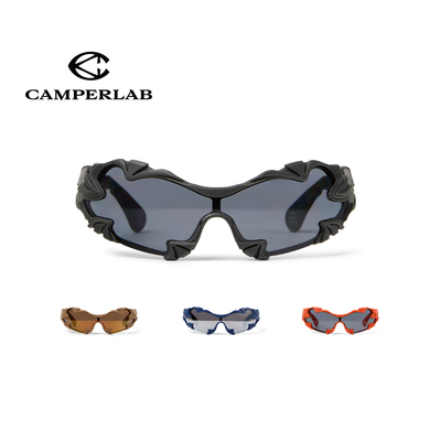 【时尚通勤】CAMPERLAB 看步 26SS 无框镜片立体波浪褶皱异形墨镜