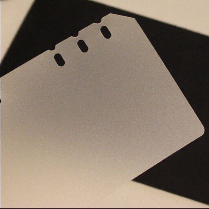 磨砂垫板6孔活页笔记本A5A6A7记事本活页PP板塑料隔板 内页保护板