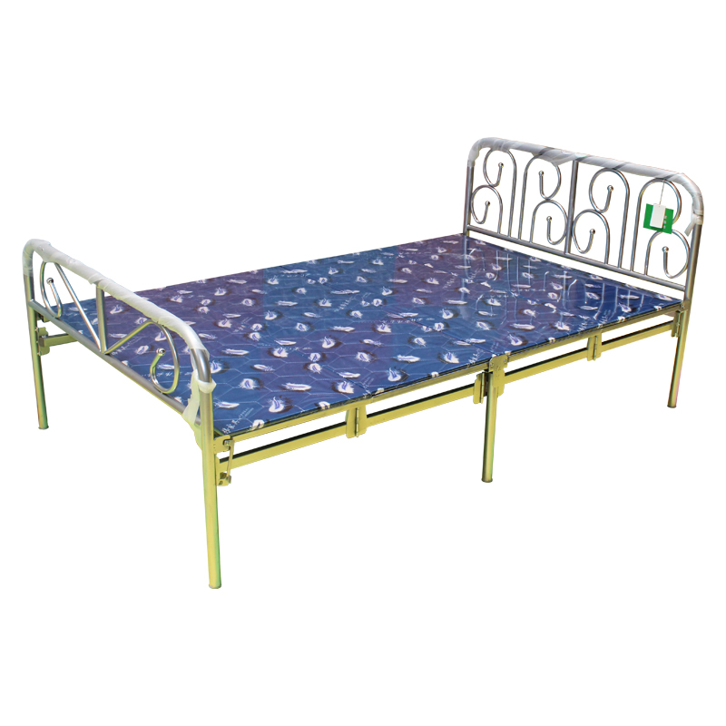 免安装弘玮简约可折叠钢木折叠床