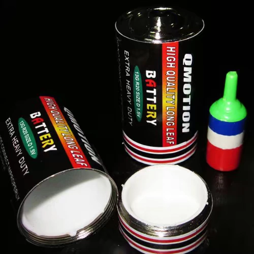 Странная камуфляжная батарея для хранения батареи табак, сигаретный лист влажный