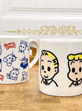 现货日本制原田治OSAMU GOODS儿童卡通陶瓷马克牛奶水杯限定新款