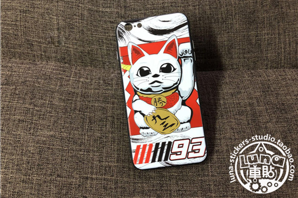 Luna车贴 MotoGP马奎斯 招财猫A 手机全包软边硬壳 浮雕 磨砂彩绘在类目 个性定制/设计服务/DIY, 数码配件定制, iphone壳/保护套定制中 - 来自Buy2taobao.com提供专业的淘宝代购服务