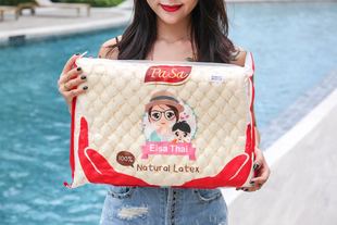 高低有颗粒颈椎按摩款 工厂直发中国 泰国进口天然乳胶枕