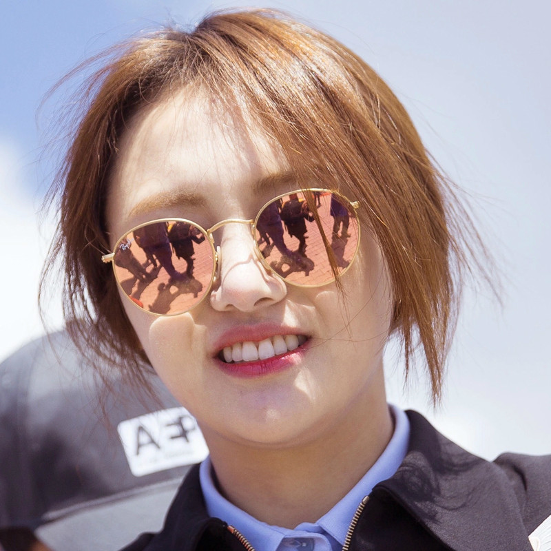 Flower juvenile Zheng Shuang Same item Sunglasses Round face Myopia sunglasses Round glasses Retroin the  ZIPPO/Swiss Army Knife/Glasses , Sunglasses  category - from Buy2taobao.com to provide professional Taobao agent buy service