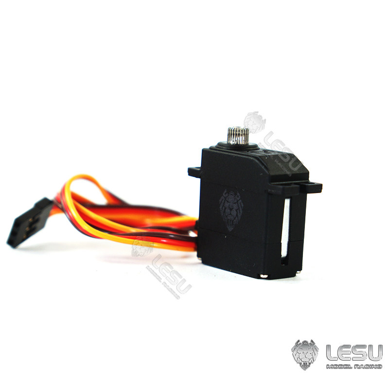 数码舵机12G/3.3KG扭力伺服器LESU模型钛合金属齿轮12克数字舵机