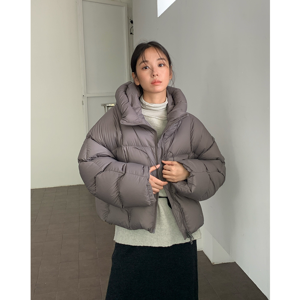 EVERTRUE 90白鸭绒羽绒服女保暖冬季韩版云朵连帽宽松外套潮38073