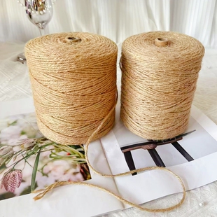 蛋糕围边麻绳烘焙装 复古捆绑绳 饰麻绳幼儿园diy手工吊牌照片包装