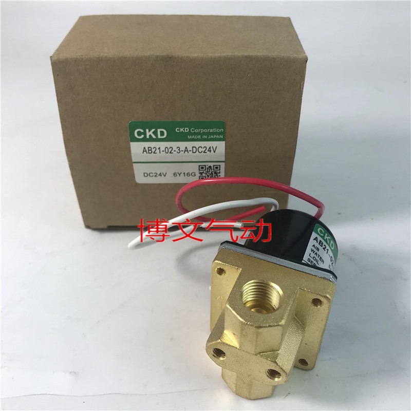 CKD电磁阀AB21-01/02-2/3/5/A/-AC220V-AC110V AB21-02-3-A-DC24V