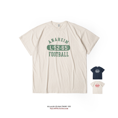 经典复古印花短袖T恤RedCloud