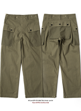 REDCLOUD 赤芸 HBT面料 多袋设定宽舒长裤 新品旧韵 DF-UP-2901OD