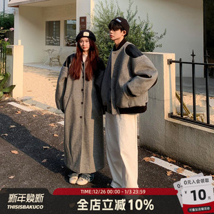 中长款 短款 韩版 冬季 白口阳 保暖夹克棉服外套男女同款 巴赫旧约