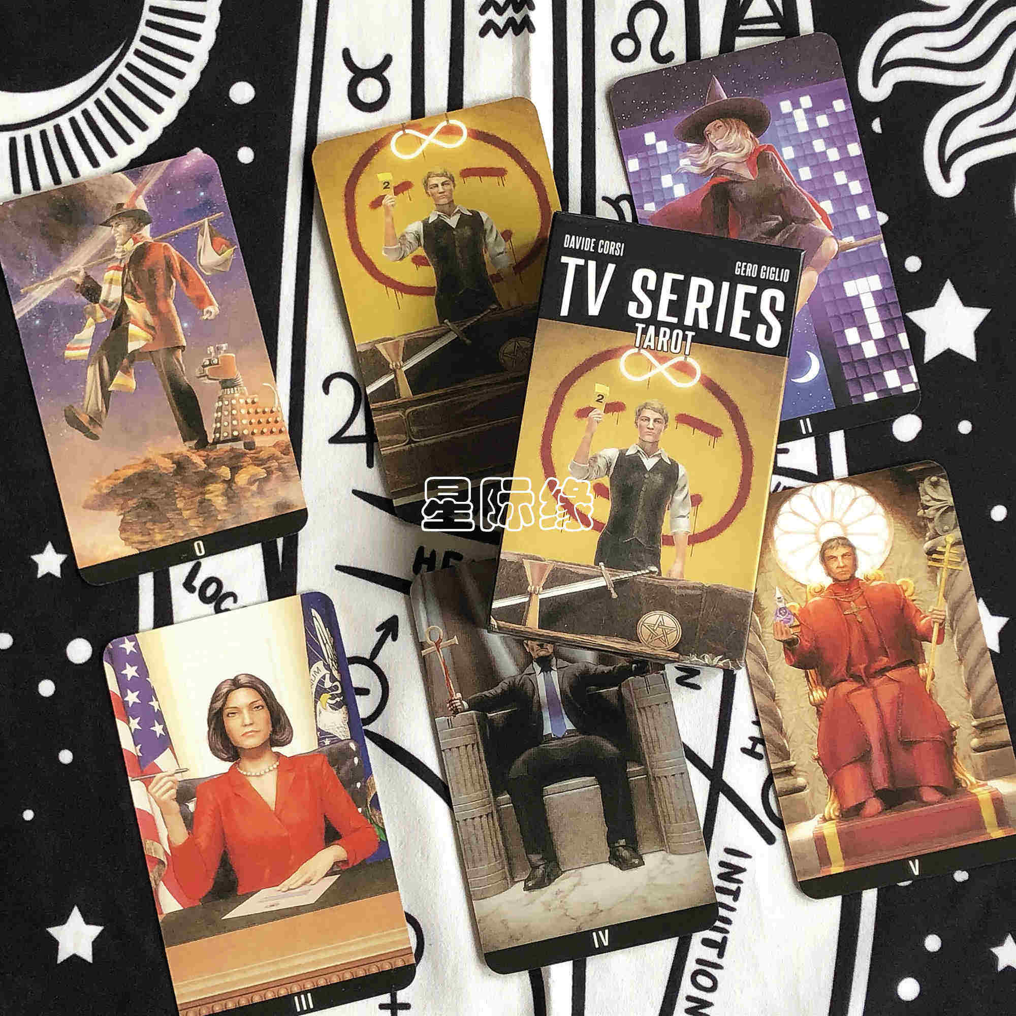 包邮 tv series tarot 电视剧塔罗美剧塔罗牌 英文桌游卡牌
