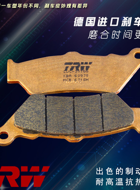 TRW宝马摩托车水冷R1200GS1250GSF750850GSADVK1600GTL水鸟刹车片