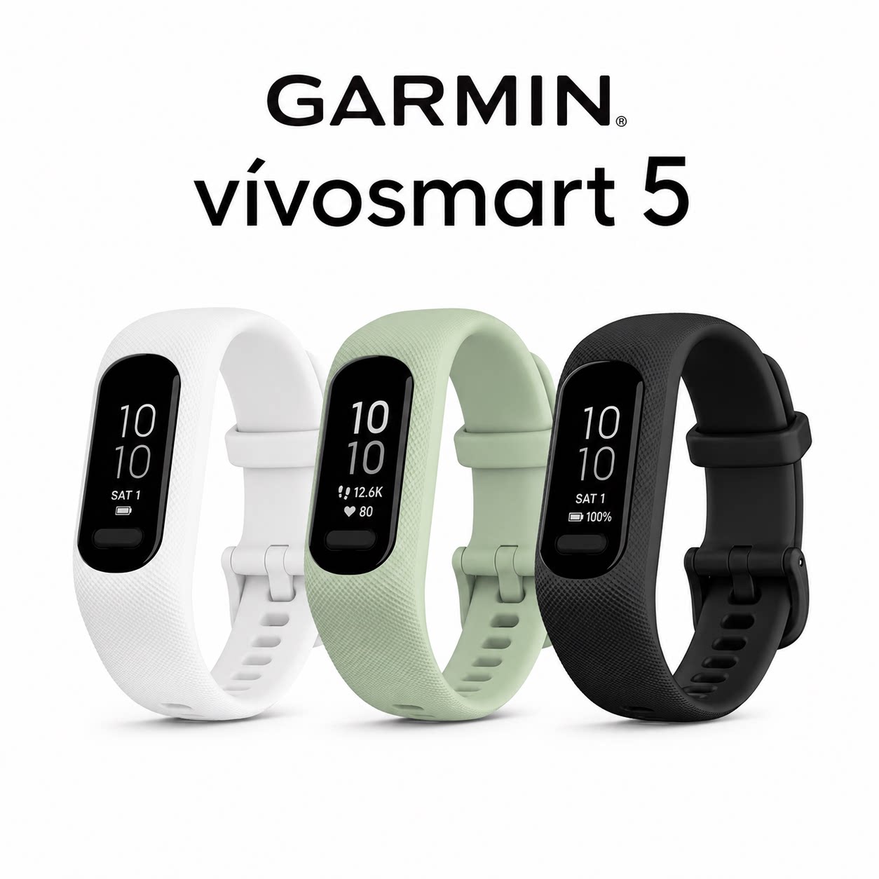 GARMIN手环vivosmart 5运动智能心率检测手表跑步健康睡眠代购