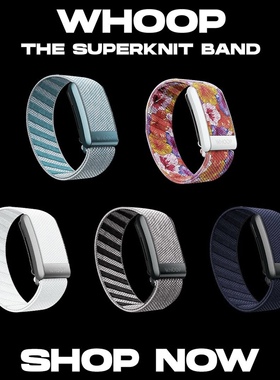 美国直邮WHOOP替换表带 智能5.0 Superknit超柔软新款腕带男女款