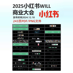2025 小红书WILL商业大会演讲课件种草资料包