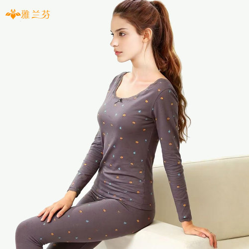 雅兰芬60支新疆纯棉内衣套装