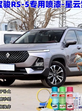 宝骏RS-5星云紫自喷漆汽车划痕修复原厂防锈银紫色油漆车漆补漆笔