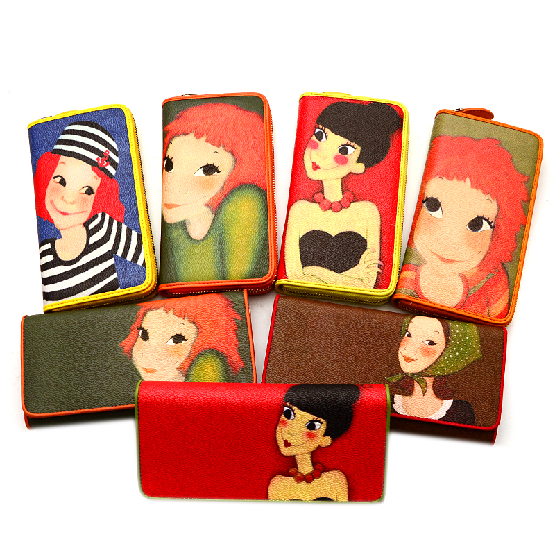 陆心媛韩国潮流卡位折叠翻盖钱包